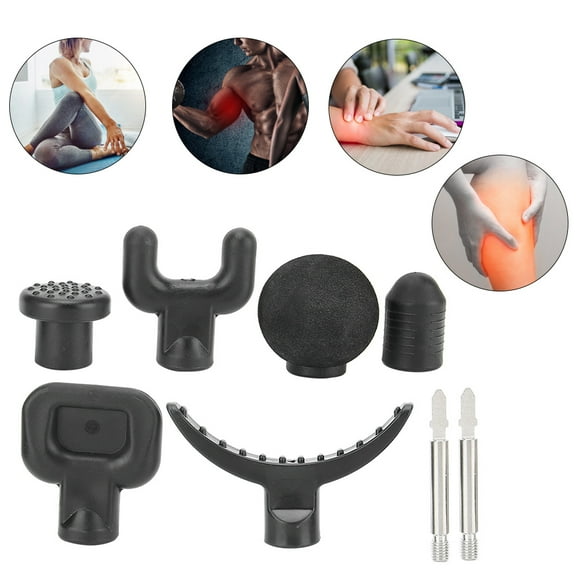 Fyydes Muscle Massage Head,Fascia Machine Massage Head,Body Relaxation Fascia Massager Replacement Head Muscle Massage Head Set