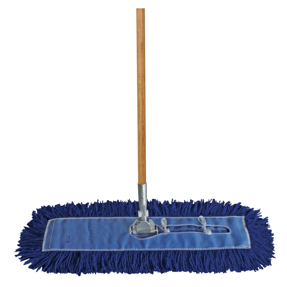 Dust Mop Kit 60" Direct Mop Sales (1) 60" Blue Industrial Dust Mop