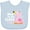 AE-Light Blue, variant on Inktastic New to the Flock Cute Baby Flamingo Boys or Girls Baby Bib