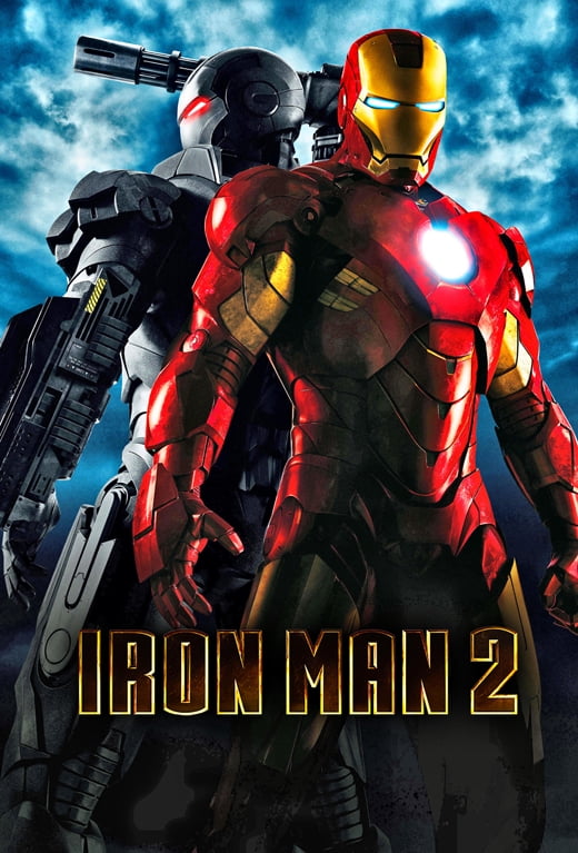 IRON MAN 2 MOVIE POSTER 2 Sided ORIGINAL RARE Advance 27x40 ROBERT DOWNEY JR. 