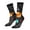 2 Black-1, variant on Solar System Paper Art Crew Socks for Men & Women, Breathable Casual Athletic Ankle Socks