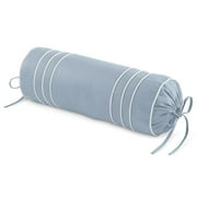 Canopy Pipe Strpe Bolster Neck Roll Dec