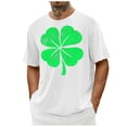 thumbnail image 4 of Goodtrade8 Mens St Patricks Day Shirt Irish Green Leisure Graphic Tee Crew Neck Short Sleeve Casual Graphic Tee for Men, 4 of 5