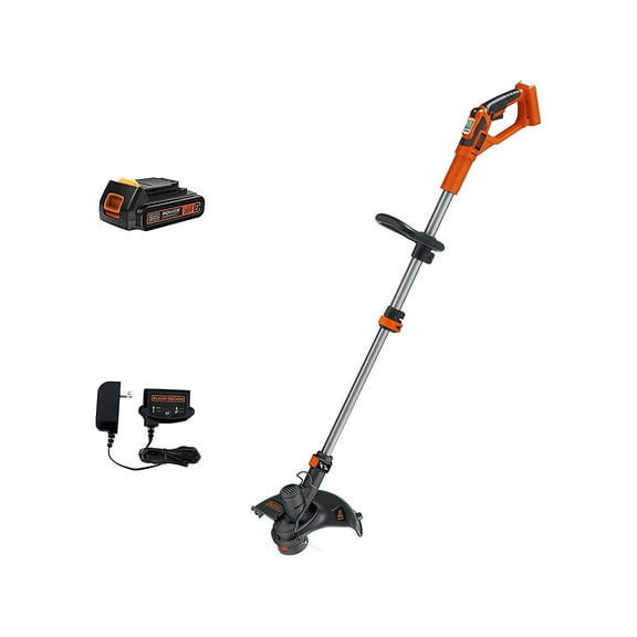 BLACK DECKER 40V MAX* 13 inch, 2 in 1 Cordless String Trimmer/Edger with POWERCOMMAND Kit, LST136