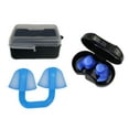 thumbnail image 4 of Tapón para los oídos de natación y clip para la nariz perfecl Cómodo protector de silicona Azul, 4 of 7