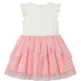 thumbnail image 4 of Disney Lilo & Stitch Girls Tulle Dress, Ruffle Sleeve Stitch Dress with Glitter Skirt, Little Girls Sizes 4-6X, 4 of 6