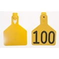 thumbnail image 4 of Z Tags 1-Piece Pre-Numbered Hot Stamp Tags for Calves, Numbers from 76 to 100, Yellow, 4 of 4