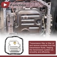 thumbnail image 3 of Unique Bargains 1Set Transmission Filter Gasket Kit para Toyota RAV4 13-16 Kit de filtro de transmisión automática Gasket No.353300W030 Plástico, Metal, Papel filtrante, 3 of 7