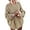 Khaki, variant on Women's Oversized Sweaters Batwing Sleeve Mock Neck Jumper Tops Chunky Knit Pullover Sweater