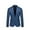 Dark Blue, variant on QUNYINEY Long Sleeve Jacket for Men Solid Blazer Black Sport Coat Lightweight One Button Slim Outerwear Jackets