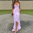 thumbnail image 2 of TAGOLD Womens Camis Sleeveless Dress Solid Color Summer Strappy, 2 of 5