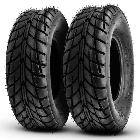 21x7-10 ATV Tires, All Terrain 4PR 21x7-10 ATV UTV Trail Mud Sand Off-Road Tires (Pack of 2, Tubeless)