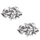 thumbnail image 1 of 2x 200 piezas de de engarzado de un barril, cobre, línea de pesca, aparejo, aparejos, aparejos, cables, clips, conector de tubo, 1 of 6