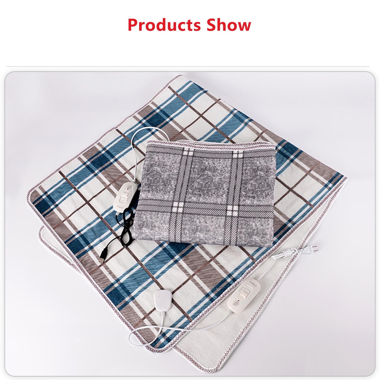 Heated Blanket Clearance! Electric Heated Blanket Throw, Soft Flannel Heated Throw 50" X 60" For Home Office Use Full Body Fast Heated Blanket College Essentials Back To School
