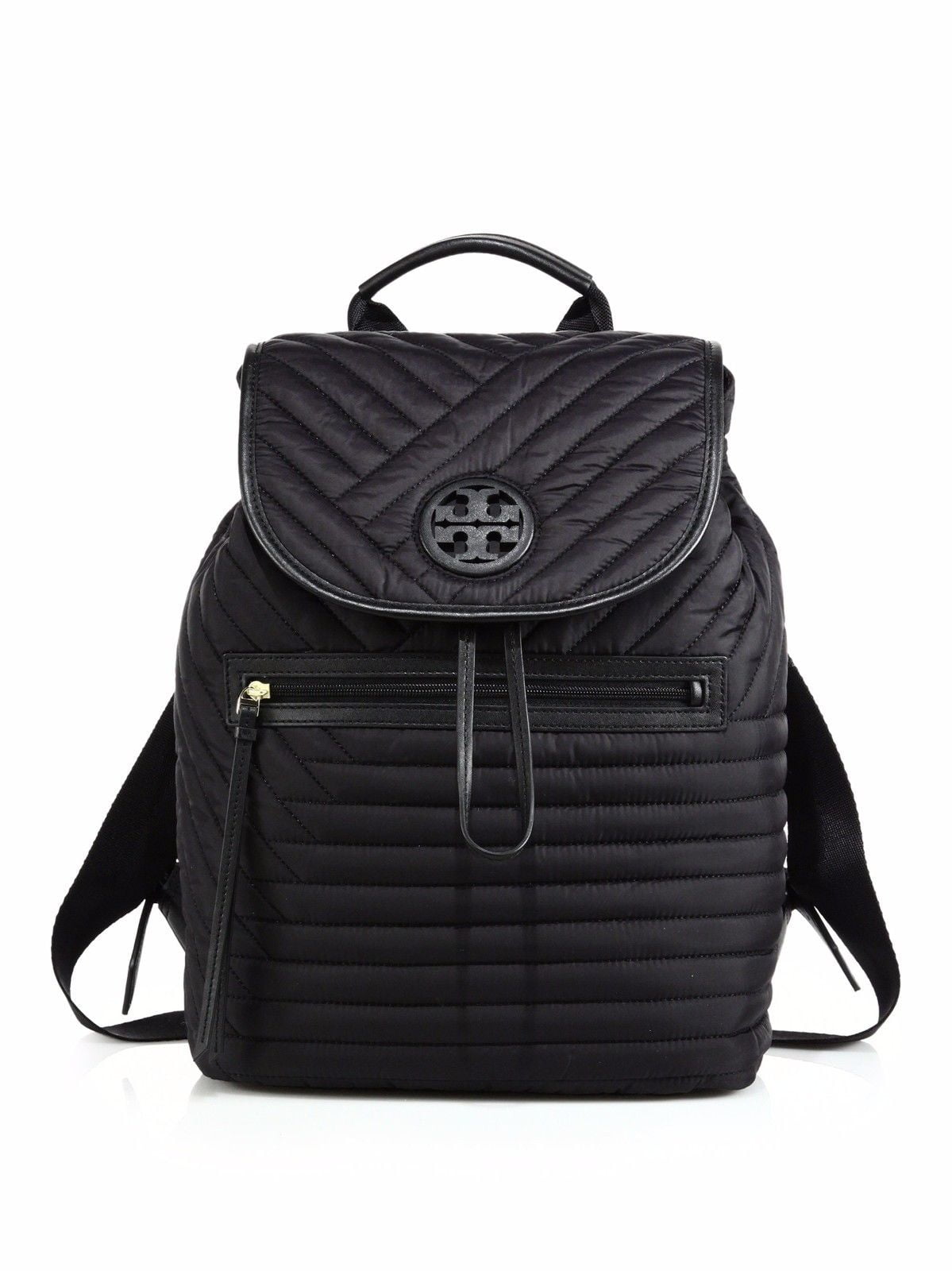 tory burch black nylon backpack