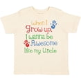 thumbnail image 3 of Inktastic Awesome Like My Uncle Boys or Girls Toddler T-Shirt, 3 of 5