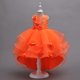 thumbnail image 1 of Vestido de niña vestido de princesa de cola vestido de niña de las flores vestido de pasarela presentadora de piano vestido de verano, 1 of 5