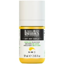 Liquitex Professional Soft Body Acrylic Color, 2 oz. Bottle, Cadmium-Free Yellow Medium