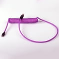 thumbnail image 5 of Type c Spring Spiral Usb Cable Mechanical Keyboard Coiled Cable Coiled Type c Usb Mechanical Cable, 5 of 5