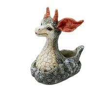 Adorable Animal Shaped Succulent Planter Creative Resin Deer Design Decorative Pot for Indoor Garden Office Desk Decor