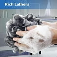 thumbnail image 2 of Long Handle Loofah Back Scrubber - Shower Loofah Bath Sponge Shower Puff Shower Sponge Long Handled Sponge for Shower Luffa Sponge Loofah Stick (Black), 2 of 7
