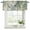 Sage Green, variant on Palm Leaf Curtain Valances for Windows, Kitchen Valance Window Treatments Panel 2 Pack, Green Tropical Plant Summer Botanical Rod Pocket Short Curtains for Bathroom Bedroom 42 x 12 Inch