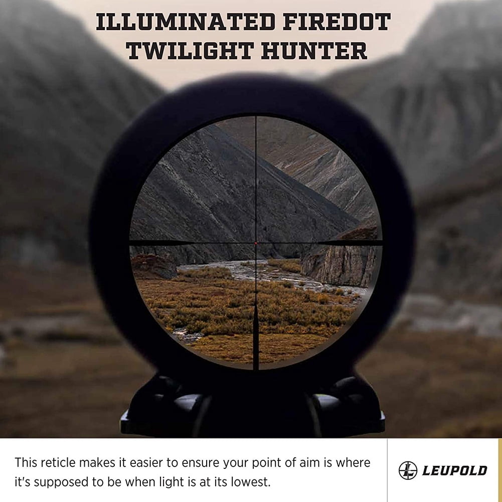 LEUPOLD VX-3HD 3.5-10x50 30mm CDS-ZL Illuminated FireDot Twilight Hunter Riflescope (180628)