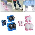 thumbnail image 1 of Almohadillas protectoras, , ajustables, ligeras, muñequeras, s, rodilleras para , patinaje, actividades al aire libre, patinaje, esc Azul rosado Soledad Almohadillas de protección, 1 of 10