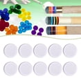 thumbnail image 1 of Colaxi 10 Pcs Tampons de Queue de Snooker Tampons de Ferrule Pièce de Réparation Remplacement Accessoire de Billard pour Compétition de Salle de Jeux Transparent, 1 of 8