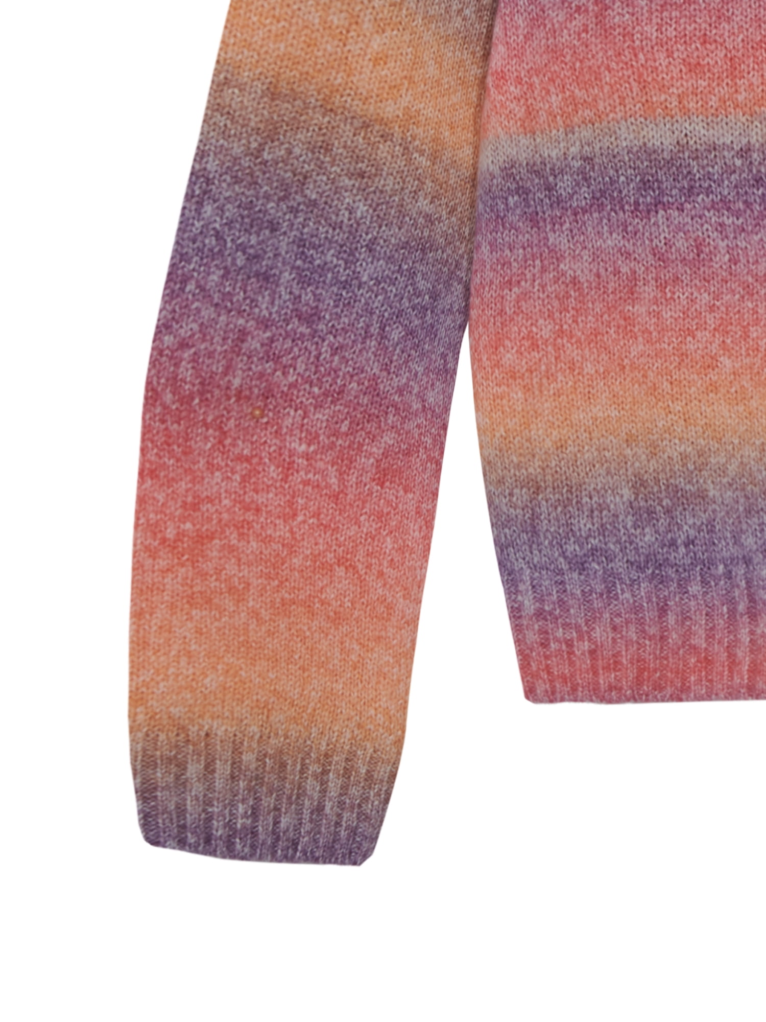 Planet Gold Girls Bow Print Ombre Sweater, Sizes 4-18