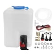 thumbnail image 1 of 1 Set Windshield Washer Reservoir Tank Kit Fluid Reservoir Tank Bottle With Hose, 1 of 9