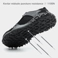 thumbnail image 3 of Safety Shoes for Men and Women, Waterproof Work Shoes, Lightweight Steel Toe Cap Shoes, Breathable, Sporty Eu 37-48, 3 of 8