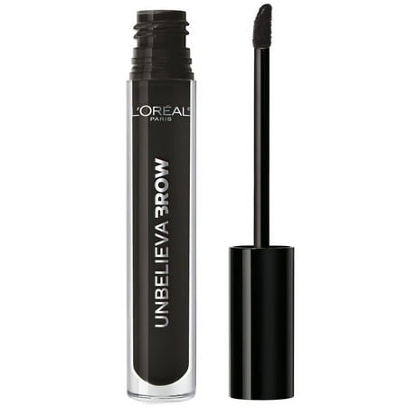 L'Oreal Paris Unbelieva-Brow Longwear Waterproof Brow Gel, Black