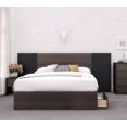 thumbnail image 1 of Nexera 4-Piece Bedroom Set With Bed Frame, Headboard, Extension Panels & Nightstand In Full|Black & Ebony, 1 of 5