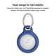 thumbnail image 4 of Soporte seguro para AirTag Belkin con llavero, paquete de 4 unidades, color azul, 4 of 6