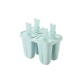 thumbnail image 1 of 1 Set Four Ice Cream Popsicle Mold Bear Ice Cube Reusable Diy Frozen Ice Cream (sky-blue), 1 of 3