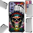 thumbnail image 1 of Compatible with Samsung Galaxy S22 5G 6.1" Hybrid Fusion Guard Phone Case Cover (Skull Chief FF), 1 of 1