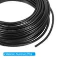 thumbnail image 3 of Uxcell Bonsai Training Wire, Floral Wire Stems Anodized Aluminum Tree Wire for Gardening Branch Fixing Black 3mm x 41ft, 3 of 6