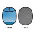 thumbnail image 2 of Pofeuu Red And White Lighthouse Print Silicone Pot Mat Mitten With Hanging Loop Heat Resistant Oven Mitts Non-Slip Bbq Baking Smoking Potholders, 2 of 7