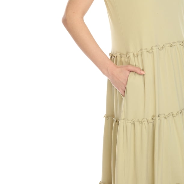 agua by agua bendita otono cutout linen midi dress Agua Bendita Otono Dress