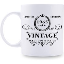 1965 Birthday Gifts for Women Men - 1965 Vintage 11 oz Coffee Mug - Great 1965 Birthday Gifts for Dad Mom Uncle Aunt Cousin Friend Sister Brother Coworker