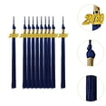 thumbnail image 6 of Segolike 10 Pieces Graduation Tassels 2025 Gift Decor Party Supplies with 2025 Year Charm Blue, 6 of 8