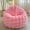 Pink, variant on LIFEREVO Kids Fluffy Faux Rabbit Fur Bean Bag Chair Cover (No Filler), Soft Luxury Fuzzy Stuffed Animal Storage Bubble Bean Bag for Plush Toys, Cute Shaggy Furry Beanbag Cover Girls Adults, Pink