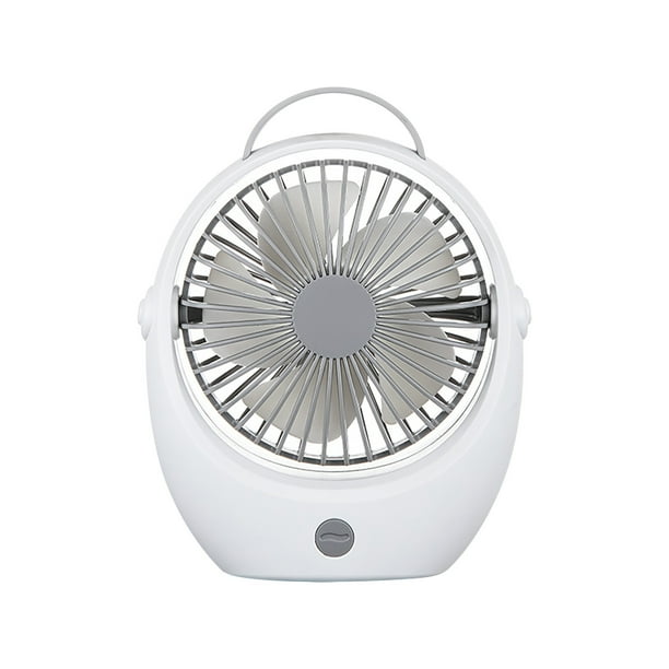 Mainstays 7 Rechargeable USB Clip And Table Fan With LED And Timer