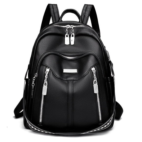 PRIYAL Solid Color Simple Trendy Versatile Women's Backpack, Large Capacity for Outings, Commuting, Shopping, Travel, and Casual Use