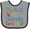 Heather and Black, variant on Inktastic My Aunt in Nebraska Loves Me Boys or Girls Baby Bib