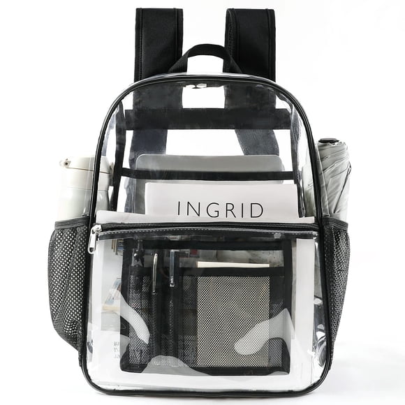Mochila transparente USPECLARE, resistente al agua, para la escuela