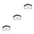 thumbnail image 1 of Sonducket Gafas deportivas para hombre, gafas protectoras reutilizables antivaho, gafas de fútbol Lacrosse, gafas con correa elástica, equipo Type1 NO1, 1 of 6