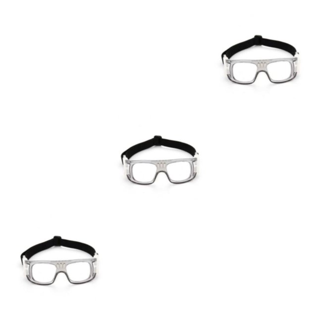 Sonducket Gafas deportivas para hombre, gafas protectoras reutilizables antivaho, gafas de fútbol Lacrosse, gafas con correa elástica, equipo Type1 NO1