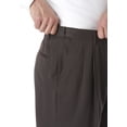 thumbnail image 4 of KingSize Men's Big & Tall No Hassle Classic Fit Expandable Waist Double-Pleat Dress Pants, 4 of 6